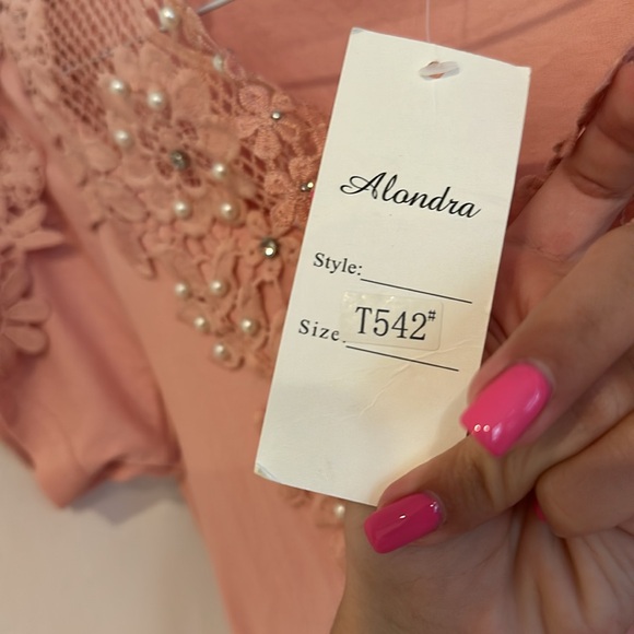 Never worn pink shirt with sparkles - Picture 2 of 6